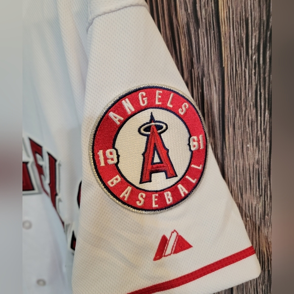 Authentic Angels Baseball Trumbo Signed Jersey #44 with Cap/Hat. - Picture 2 of 13